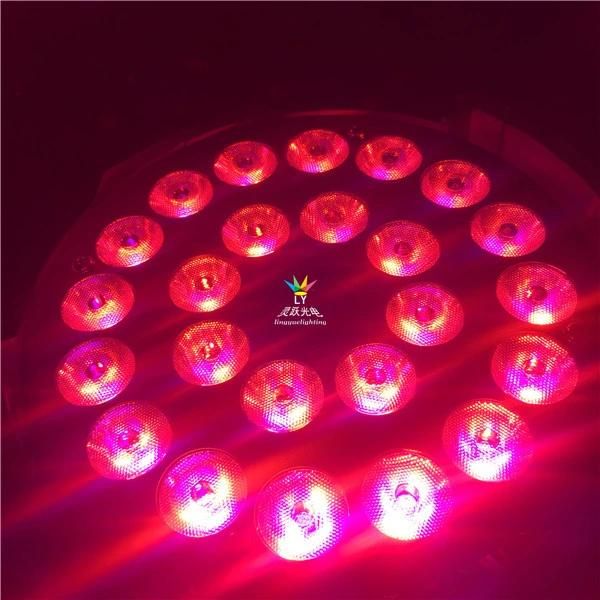 DMX 24PCS 18W 6in1 Rgbaw UV LED PAR 64 Light Disco Stage DJ Lighting