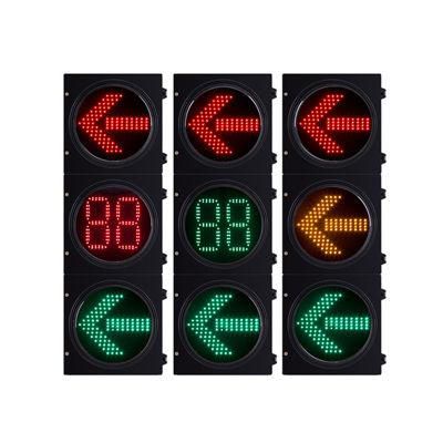 Safety Stable Large Power Red Yellow Green LED Arrow Traffic Signal Light