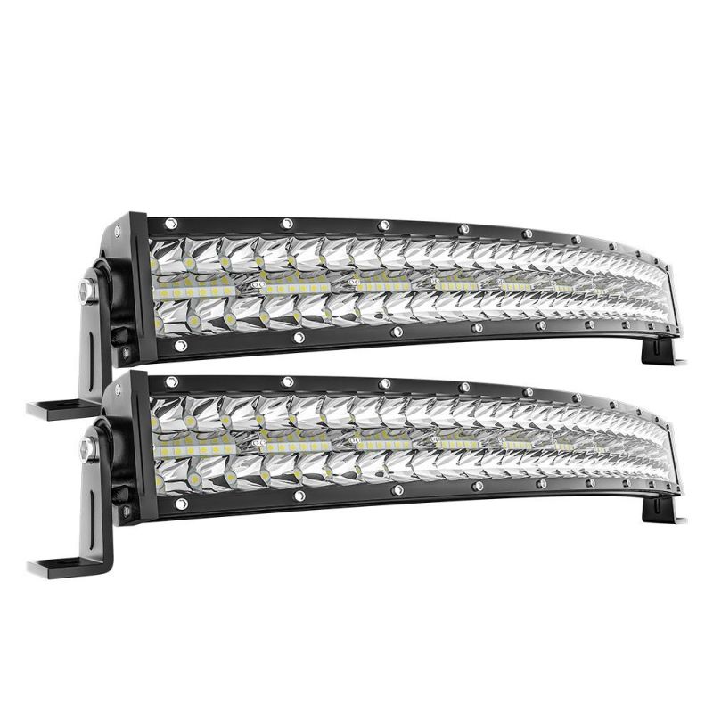 Dxz 420W/50cm 140LED Modern Strong Activated Aluminium Profile Long Black 180W Bending Curved Profile 12V 24V LED Offroad Light Bar