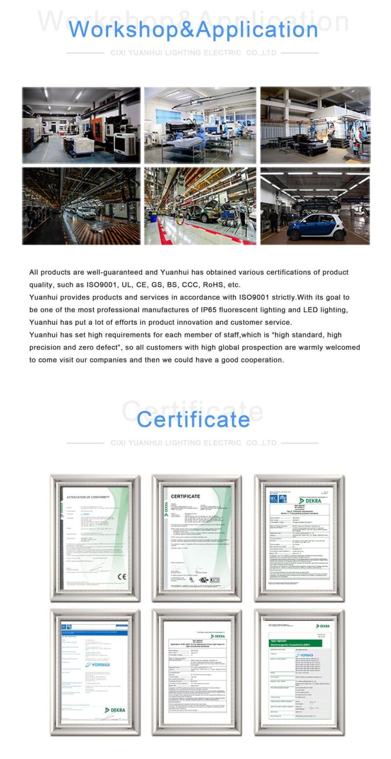 Sample Provided Vapor-Tight Lamp for European Market