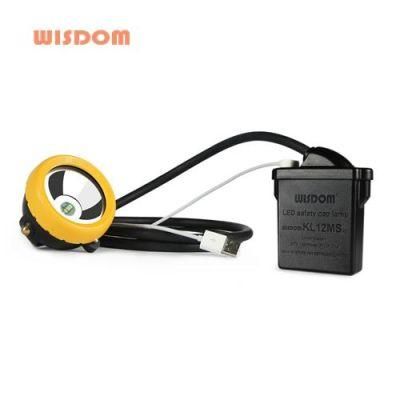 The Brightest Mining Head Lamp, Rechargeable Hat Light Wisdom Kl12ms