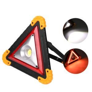 Factory Direct COB LED Outdoor Work Light Triangle Warning Inspection Light Portable Rechargeable Work Light