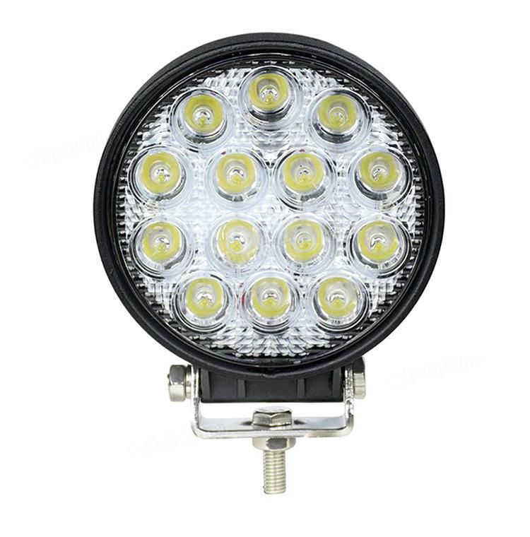 Auto LED 42W Round LED Work Lamp 4X4 Offroad ATV Luces LED 4 Inch 12V Spot Driving Lamps 42W LED Work Light