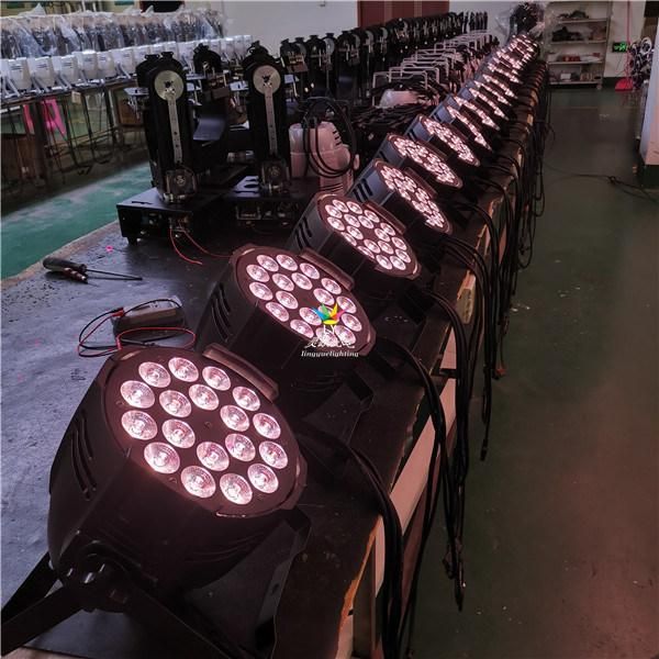 18X10W RGBW 4in1 Color Changing LED PAR Light for Stage