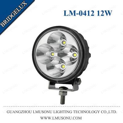 Outdoor Car LED Working Light 12W 3.2&quot; Bridgelux Truck Boat