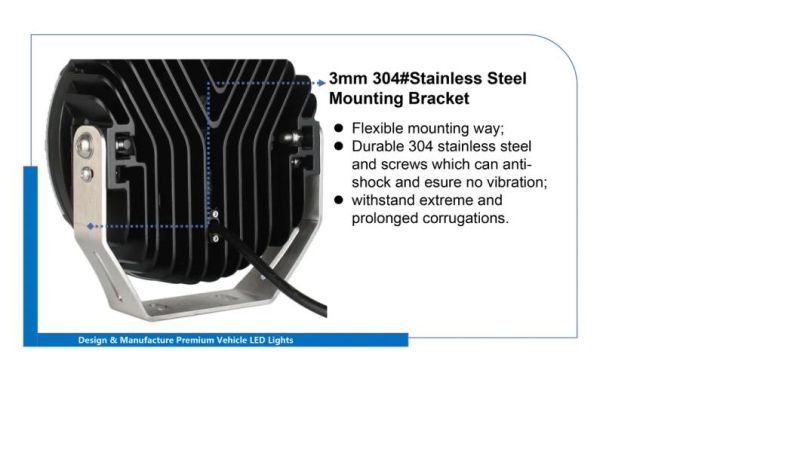Wholesale IP68 9inch Osram Round LED Driving Light for 4WD Offroad Truck (GT19203)