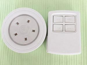 LED Wireless Puck Lights with Remote &amp; Batteries