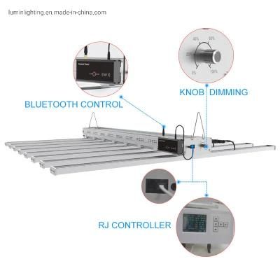 Bluetooth WiFi Dimmable Ppfd Fluence 640W 800W Full Spectrum Samsung Lm301b LED Grow Light