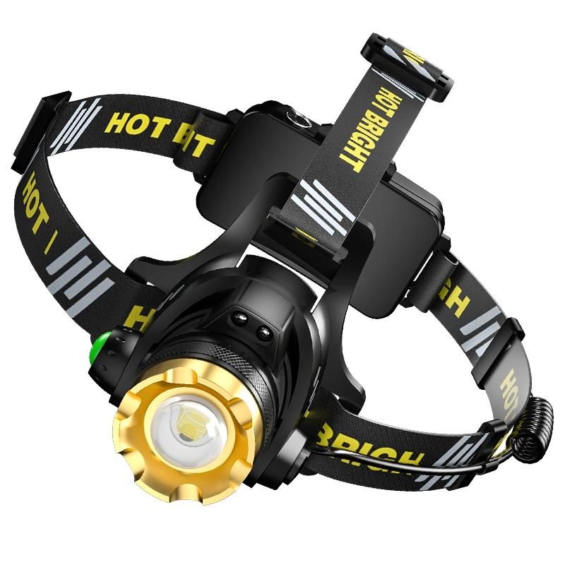 LED Headlamp Professional Fishing Hunting Head Light 2000lm 500m Shot Range Head Lamp