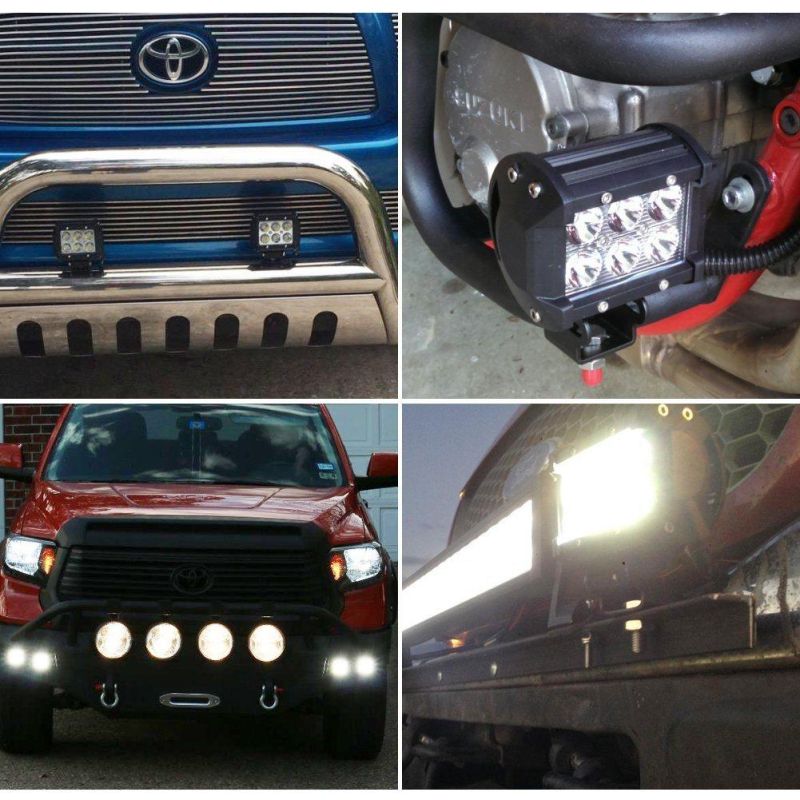 Vehicle Part Super Bright 4inch 18W Offroad Spot Beam CREE LED Work Lights