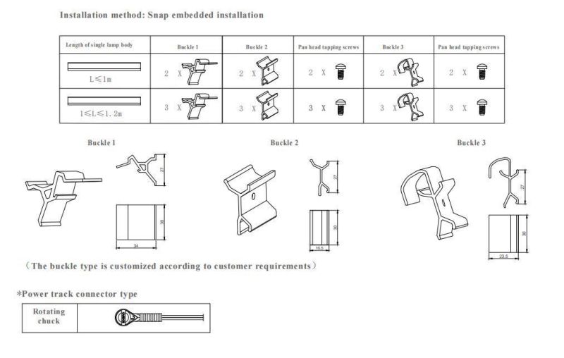 12/24V Linkable LED Linear Tag Light for Shelf Showcase
