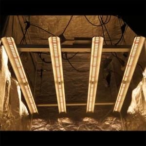 High Efficacy 640W Folding Design ETL Approval Full Spectrum LED Grow Light 6 Light Bars Grow Light for Indoor Commercial Plants