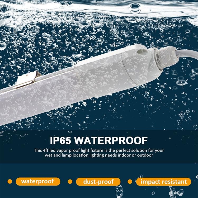 LED Moisture-Proof Light With Microwave Sensor For Warehouse Light
