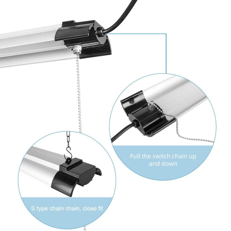 Office Decorating LED Light Linkable Hanging Lamp 57W 120V Modern LED Linear Pendant Light