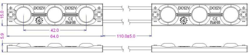 2835 SMD LED Module for Advertising Signs Light