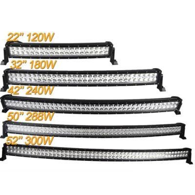 120W 180W 240W 288W 300W 21.5 to 52 Inch CREE Car off Road LED Light Bar