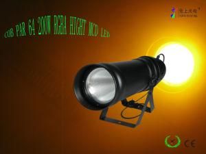 New Product COB PAR 64 200W RGBA 4 in 1 LED COB Light DMX LED Light