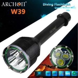 Archon W39 LED Flashlight Max 3000 Lumens Diving Flashlight