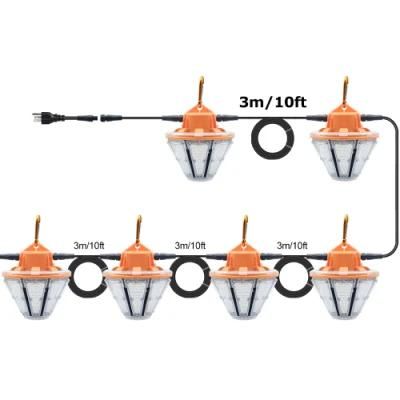 UL Outdoor Waterproof Temporary Construction Jobsite Light LED Lamp for Super Bright String Lights