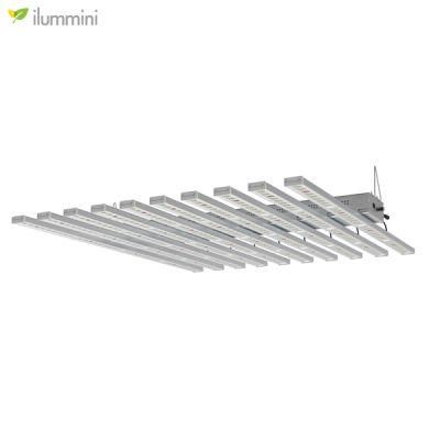 2020 Best Ilummini 800W Replace HPS Plant Quantum Full Spectrum Samsung 301b LED Grow Bar Light for Greenhouse