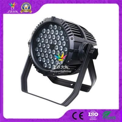 RGBW 54 3W Waterproof Outdoor Stage Lighting PAR 64 LED