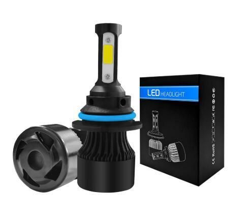 New S2 4 Sides COB LED Car Headlights Bulbs Super Bright Focos LED Premium H1 H3 H4 H7 9005 9006 H11 LED Head Lamp