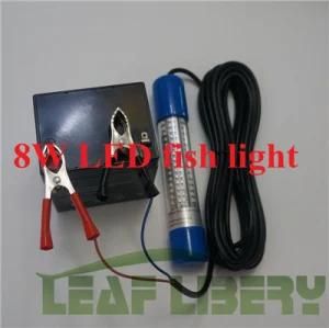 12V Green White LED Underwater Fishing Bait Lure Light Submersible Night Fishing Lamp