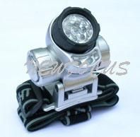 7 White LED + 2 Red LED Headlamp (Y-C0072)