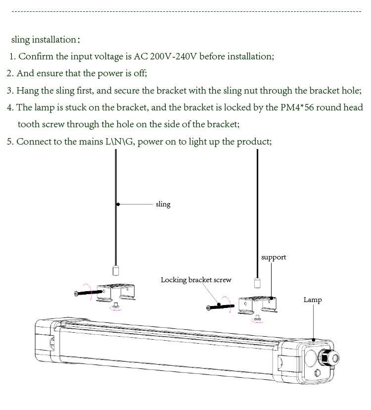 Factory Sale New Product Waterproof Ce RoHS TUV ENEC SAA CB Certificates High Power IP66 60W LED Tri-Proof Light