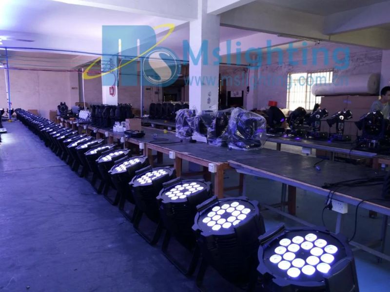 54*3W/18*10W RGBW 4in1 Zoom LED PAR 64 / LED Wall Washer Light Waterproo IP 65