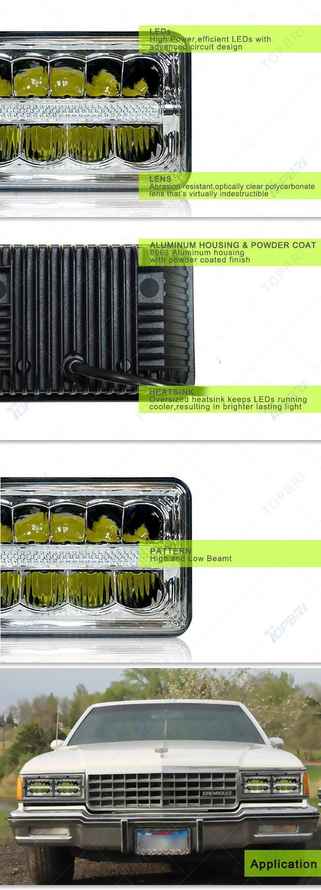 55W High-Low Beam LED Work Driving Lamp for Truck