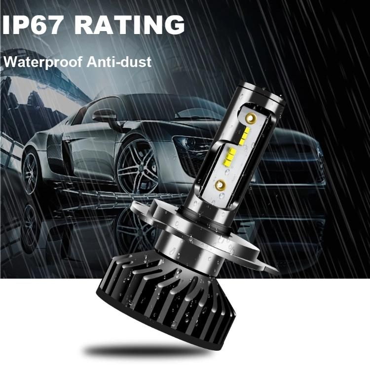 Auto Bulb H7 H4 Luces LED Car Headlights Canbus Zes Headlight Bulb Focos LED F6 50W H1 9005 9006 H11 6000K 12V LED Headlight