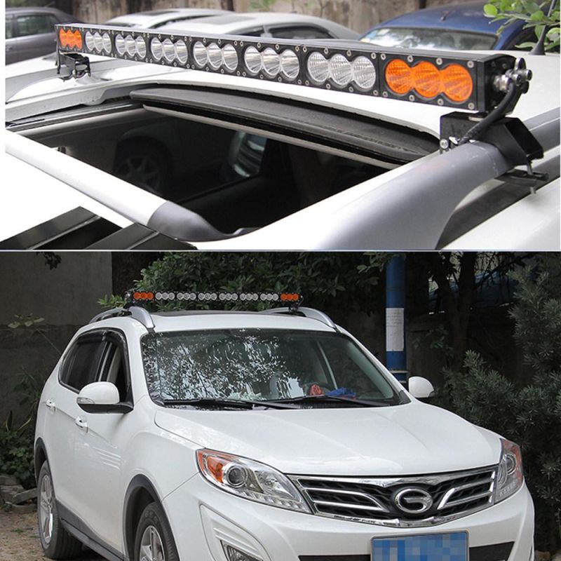 30W 60W 90W 120W 150W 180W 210W 240W 270W CREE Dual Color Single Row LED Light Bar for Car Truck 4X4 Offroad