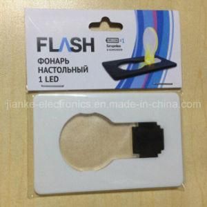 Factory Bulb Shaped LED Card Light with Logo Print (4017)