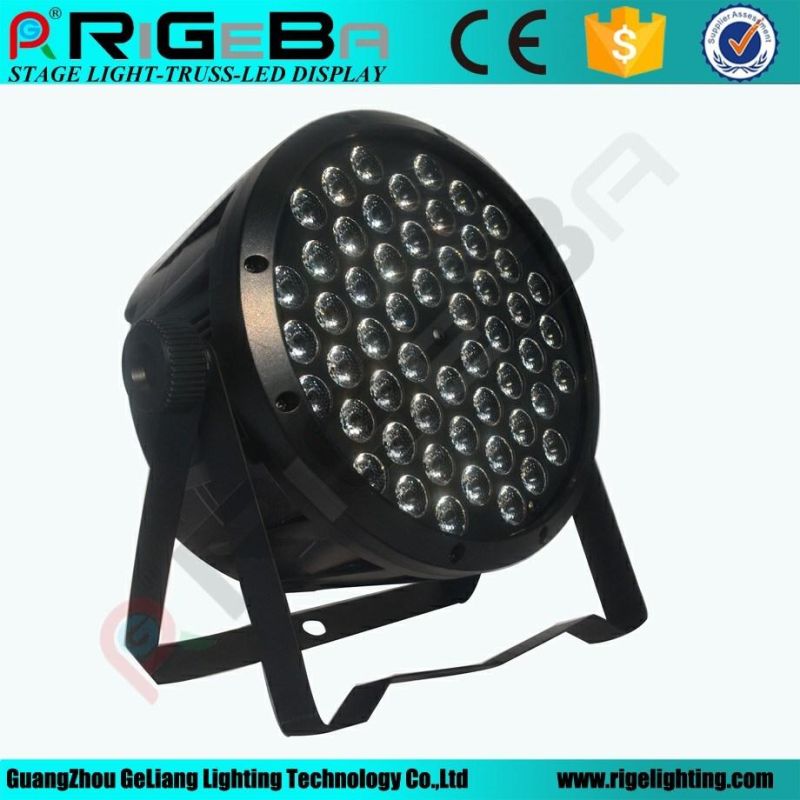 Economic 54LEDs 1W RGBW Wash DMX Control LED PAR Can Light