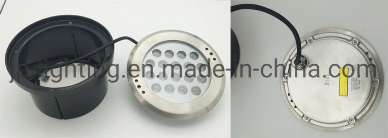IP68 18W LED Underwater Submersible Fountain Light Landscape Spotlight LED Swimming Pool Lights Recessed Aquarium Light