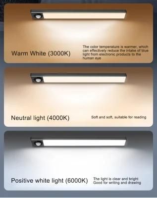Battery Operated Under Cupboard Closet CE and Rohs Certificate Human Body Induction LED Cabinet Light