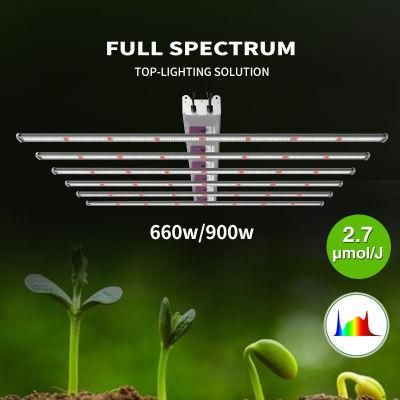 Full Spectrum LED Grow Light 6 Bars Hydroponics LED Garden Light.