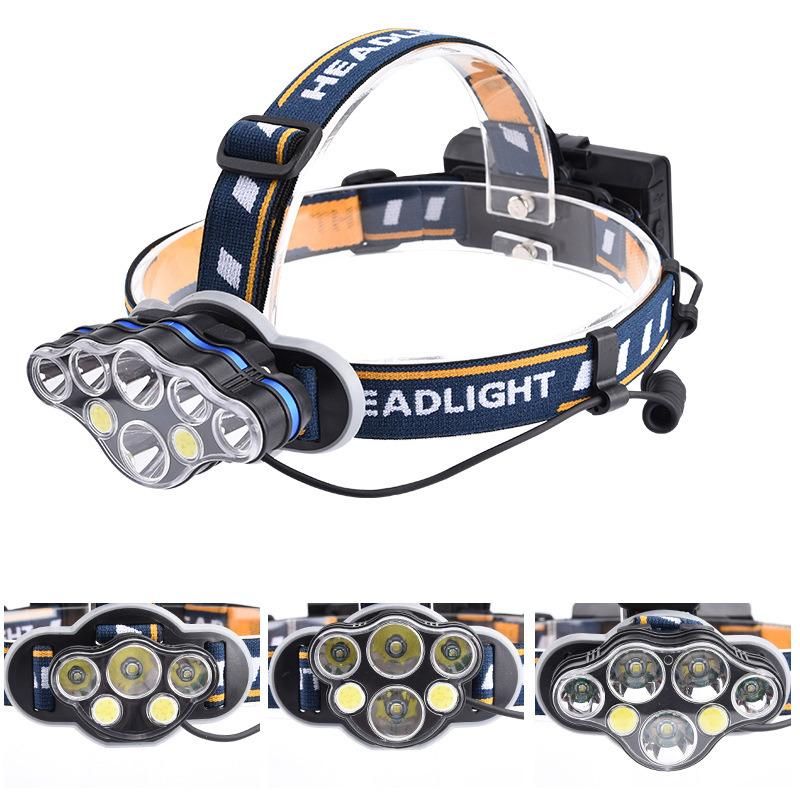 Outdoor Multifunctional Headlight with LED Light