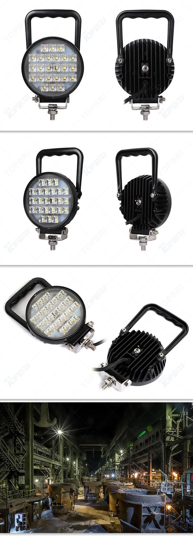 Portable Flood Motorcycle Headlight 12V Work Lights with Handle 18W 24W 36W 45W