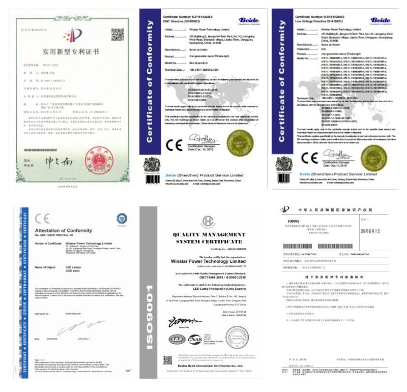 Fast Connectable LED Tri Proof Light 130LMW150LMW170LMW Ce RoHS Approved