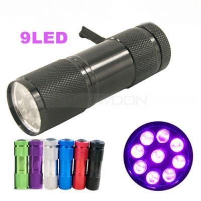 Pet Urine Blood Detector 365-395nm 9 LED UV Flashlight