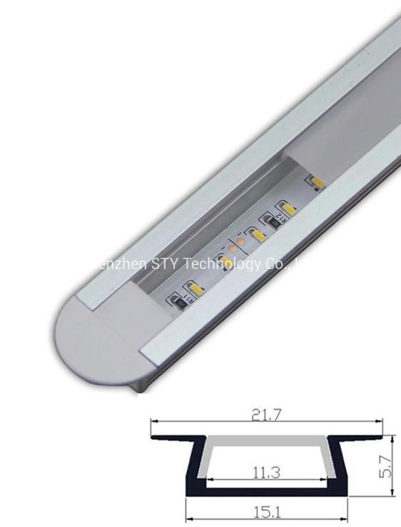 Super Slim 12V Aluminum Under Cabinet LED Light for Furniture with Recessed Mount J-1625