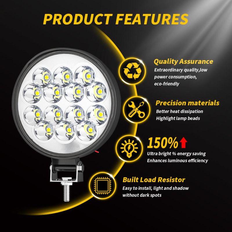 Dxz Mini 3inch 14LED Lighting System for Car Work Light Spot Light 6500K 3030 Chips