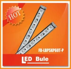 PVC Housing Waterproof 12V 7.2W 0.5m White and Blue Rigid LED Strip