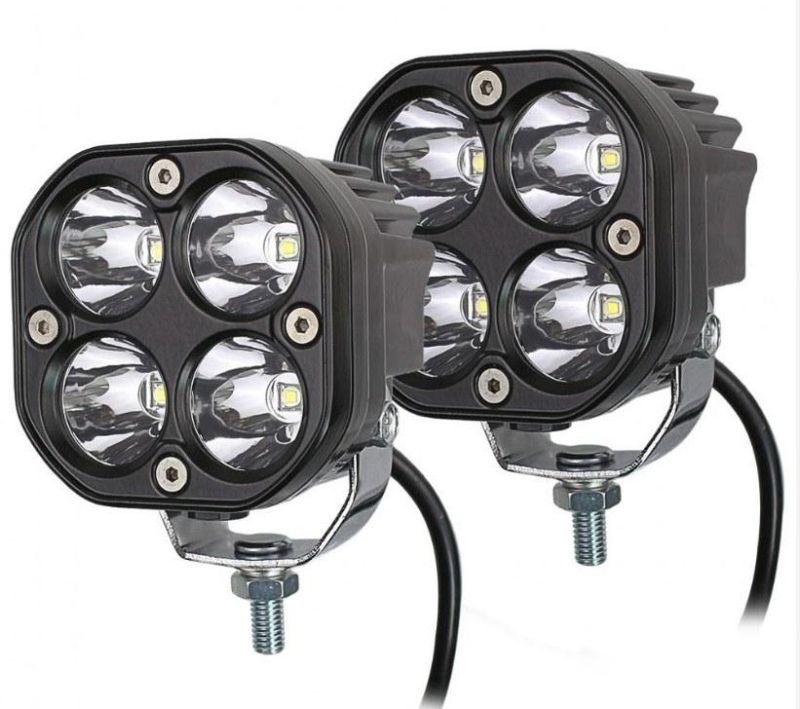 40W Spot Flood Driving Beam off Road Tractor Boat 12V Pods LED Work Driving Light