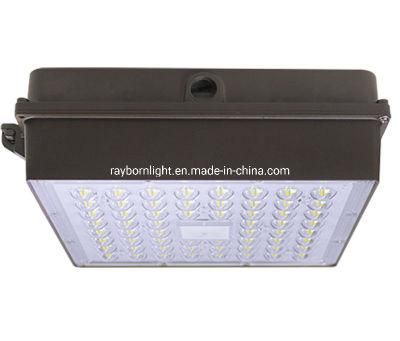 Outdoor Square Petrol Station Waterproof IP65 80W/100W/120W LED Canopy Light