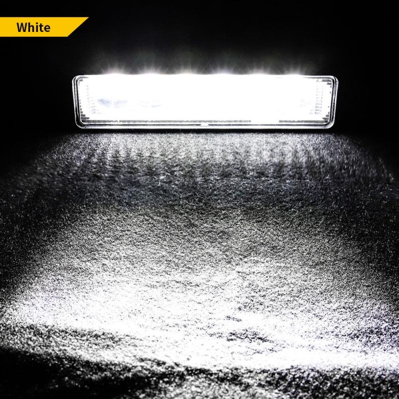 Dxz DC12V 24V 18W 3D 6SMD LED Bright Light Spotlight Work Bar Driving Fog Offroad Car Lamp