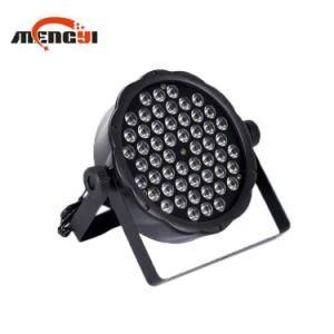 Slim Flat RGBW 4 in 1 3W*54PCS LED Plastic PAR Light