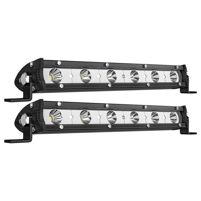Dxz 18W 7inch 6 LED 3030 Car LED Work Lamp Vehicle Auxiliary Lighting for Motorcycle Tractor Boat off Road 4WD 4X4 Truck SUV ATV
